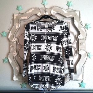 VS PINK Thermal Sleep Shirt, Size XS